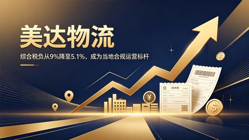 美达物流 三张票合规降税案例